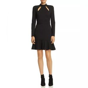 Alice + Olivia Black Long Sleeve Dress